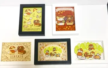 너구리와 여우 산의 탐정님 액자 마그넷 풀 컴프