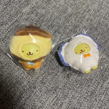 산리오 치비토모 시크릿 키링 폼폼푸딩