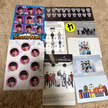 SnowMan CD 특전 굿즈 세트 뉴스레터 벌스데이 카드