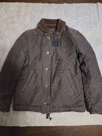 BLUEBLUE 다크 브라운 보아 옷깃 자켓