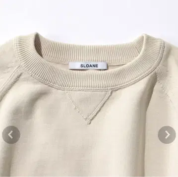 [ SLOANE ] 맨투맨 스타일 니트탑