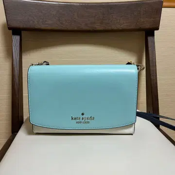 kate spade 스카이블루 화이트 숄더백