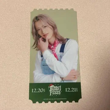 BUDDiiS MORRIE 클리어 픽처 티켓