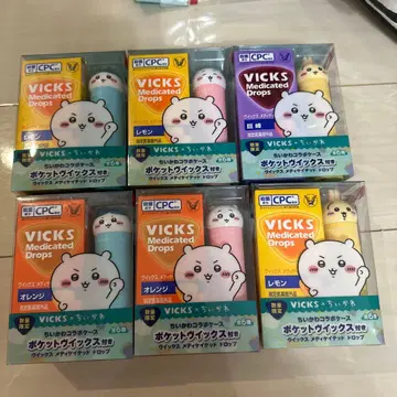 VICKS x 치이카와 (먼작귀) 콜라보 6종 컴플리트 세트