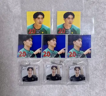 히로시마 썬더즈 아베 다이키 스티커 FC 가챠 키링