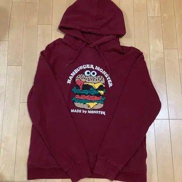 레어 사이즈 그라니프 햄버거 몬스터 맨투맨 후드티 XL