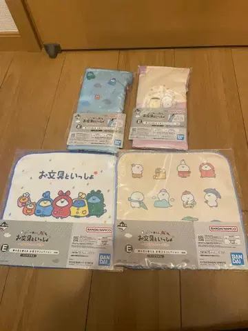 오문구와 함께 제일복권 E상 파우치 타월 4종 세트 굿즈