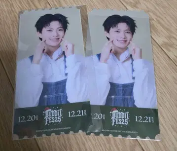 BUDDiiS FUMINORI 오가와 후미노리 클리어 픽처 티켓