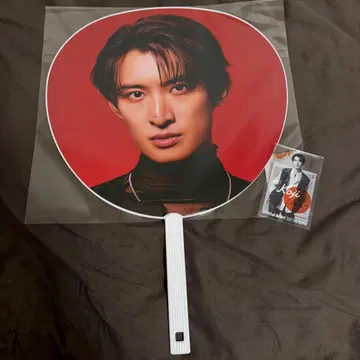 Snow Man ON 2025 클리어 스티커 부채 무카이 코지