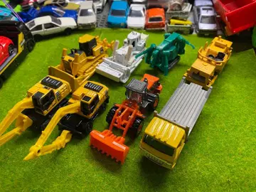 토미카 묶음 판매 중장비 건설 차량 셔블카 작업차 미니카 8대 세트