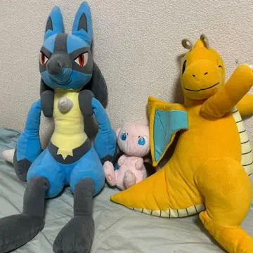 루카리오 뮤우 류 봉제 인형 세트