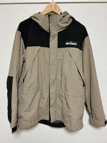 WILD THINGS 마운틴 파카 M 베이지/블랙