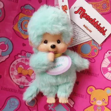 몽치치 COLORS 키체인 컬러즈 민트 그린 마스코트