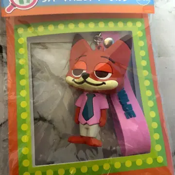 주토피아2 happy 복권 F상 러버 마스코트 키링 닉