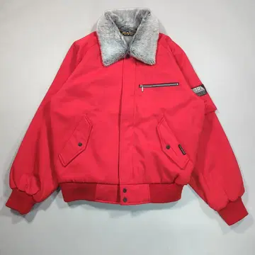 도라이치 도카점 파이롯트 점퍼 블루종 빨간색 M