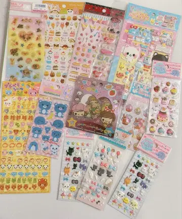 헤이세이 레트로 씰 당시물 묶음 판매 세트 프레이크씰 레몬 주식회사