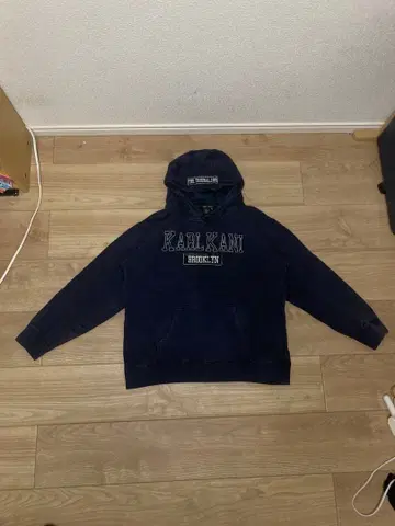 Karl Kani 네이비 90s 후드티 카모플라쥬 칼카니 b계