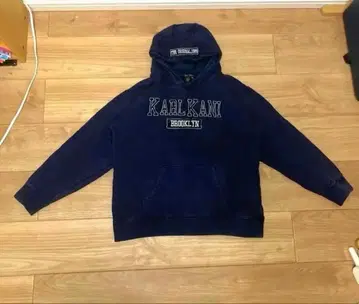 Karl Kani 네이비 90s 후드티 카모플라쥬 칼카니 b계