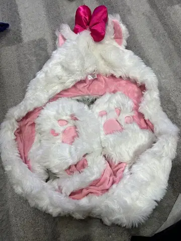 디즈니 마리 머플러 팬캡