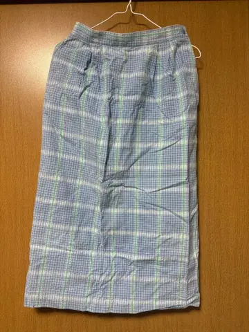 Portraits 체크 무늬 롱 스커트 사이즈 6