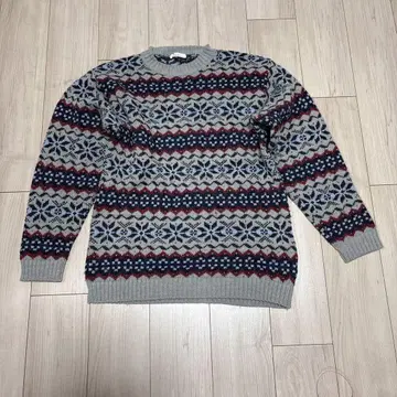 파파스 papas 울 노르딕 니트 M