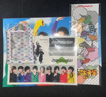 영화 오소마츠 6쌍둥이 굿즈, 팜플렛, 씰 세트