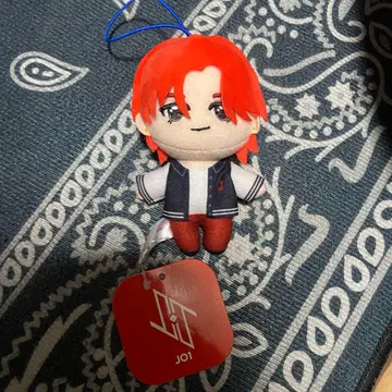 JO1 카와시리 렌 마스코트 봉제 인형 GIGO 한정판