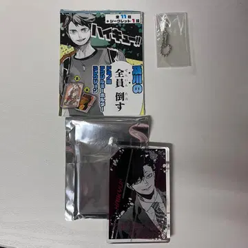 하이큐 도미노풍 아크릴 키링 컬렉션 쿠로오 테츠로