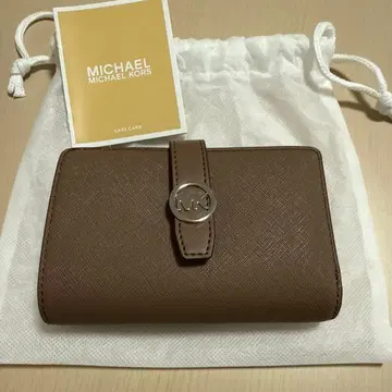 [ 새상품 ] MICHAEL KORS 마이클코어스 접이식 지갑 브라운