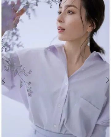 anuans 스탠다드 셔츠 라벤더