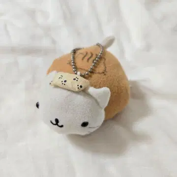 헤이세이 레트로 냥코 봉제 인형 키링 만주