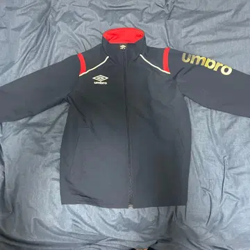 Umbro 풀 지퍼 자켓 네이비/레드