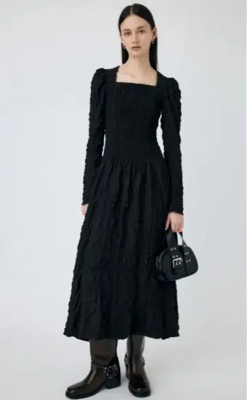 Moussy MOUSSY CREPE 드레스 블랙 원피스