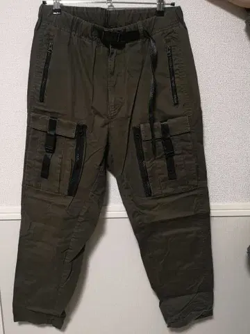 카고 팬츠 M 사이즈 올리브색