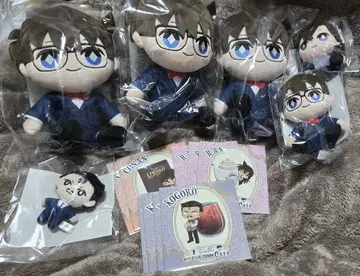 명탐정 코난 카페 집사 브라운 세가 럭키 쿠지 코난 란 코고로 묶음 판매