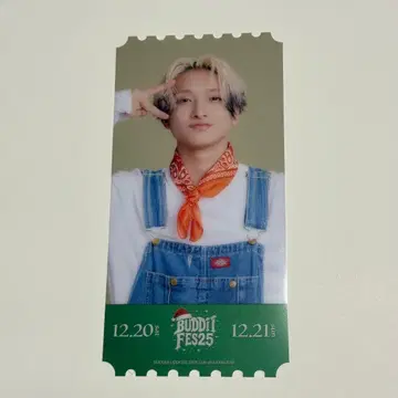 BUDDiiS FUMIYA 클리어 픽처 티켓