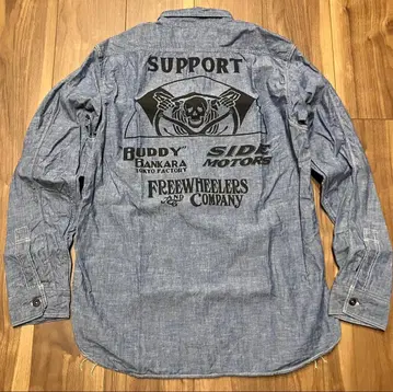 프리휠러스 커스텀 샴브레이 셔츠