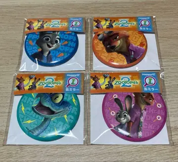 주토피아2 제일복권 캔 거울 4종 주디 닉 게리