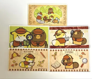 너구리와 여우 [ 산의 탐정님 ] 아크릴 블록 풀컴프