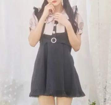 허니시나몬 Honey Cinnamon 점프 스커트