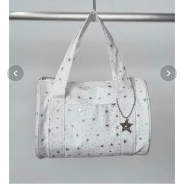 SETUPEXE tiny star tote bag White