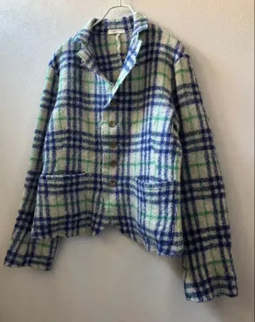 45R 울 자켓 체크