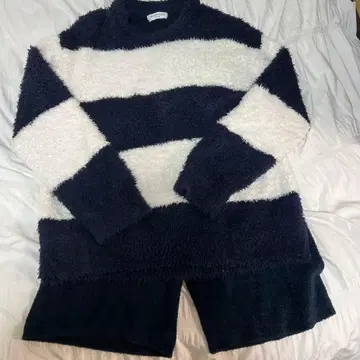 GELATO PIQUE HOME 보더 무늬 룸웨어 상하의 세트