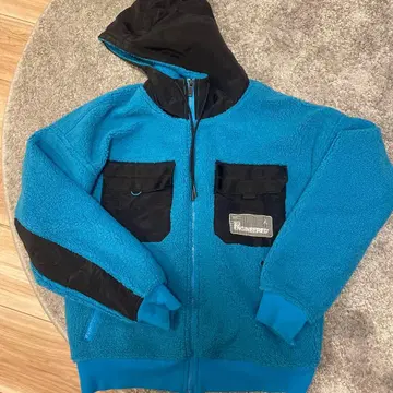 조던 플리스 자켓 S 사이즈 파랑