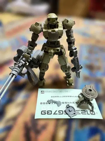 30MM 1/144 포르타 노바 (그린) 웨더링 페인팅 완성품