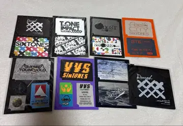 SixTONES 투어 스티커 세트