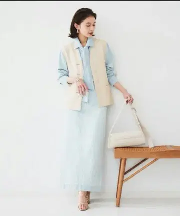 린넨 라이크 캔버스 펜슬 스커트 타이트 스커트