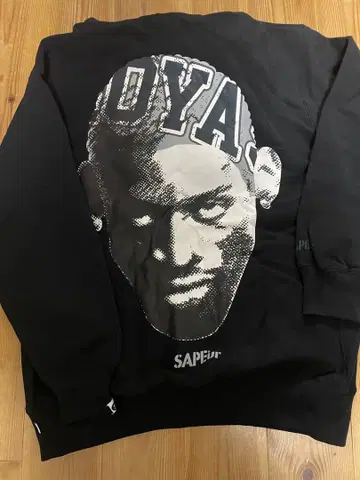 새상품 XL 한정판 SAPEur 후드티 블랙