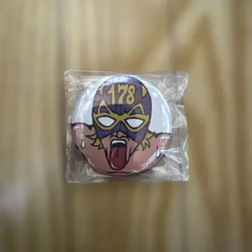 이나바 코시 en3.5 캔뱃지 마스크맨 보라색&블랙