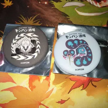 몬헌 술집 캔뱃지 2개 세트